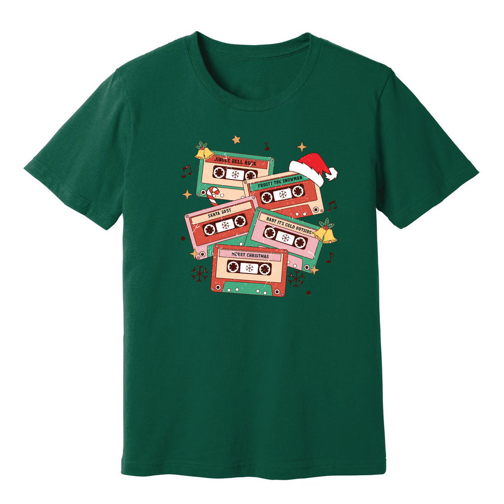 
                  
                    Christmas Music Cassette Tapes T-Shirt
                  
                