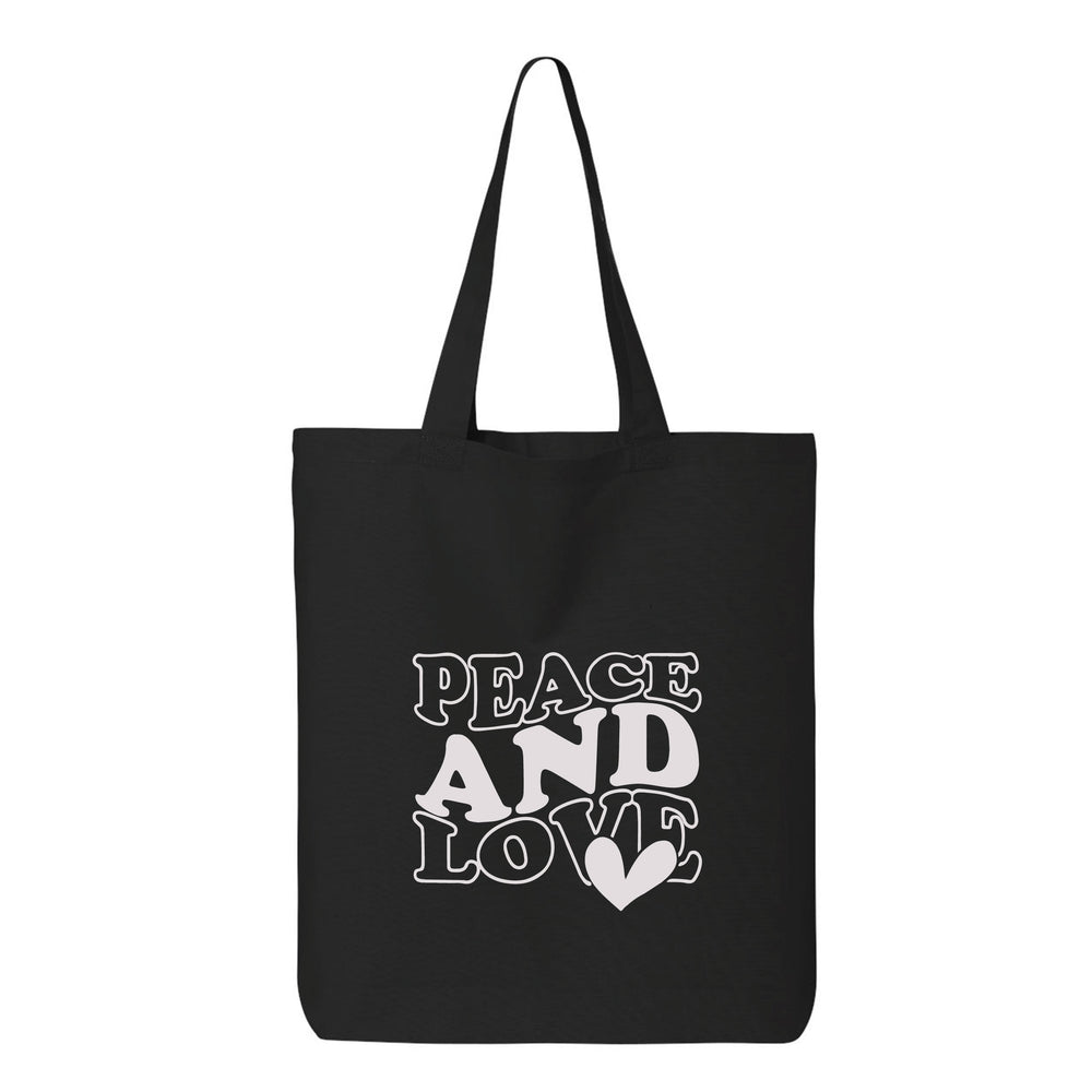 
                  
                    Peace and Love Tote Bag
                  
                
