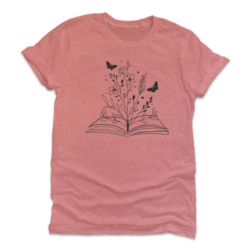
                  
                    Book with Flowers T-Shirt
                  
                
