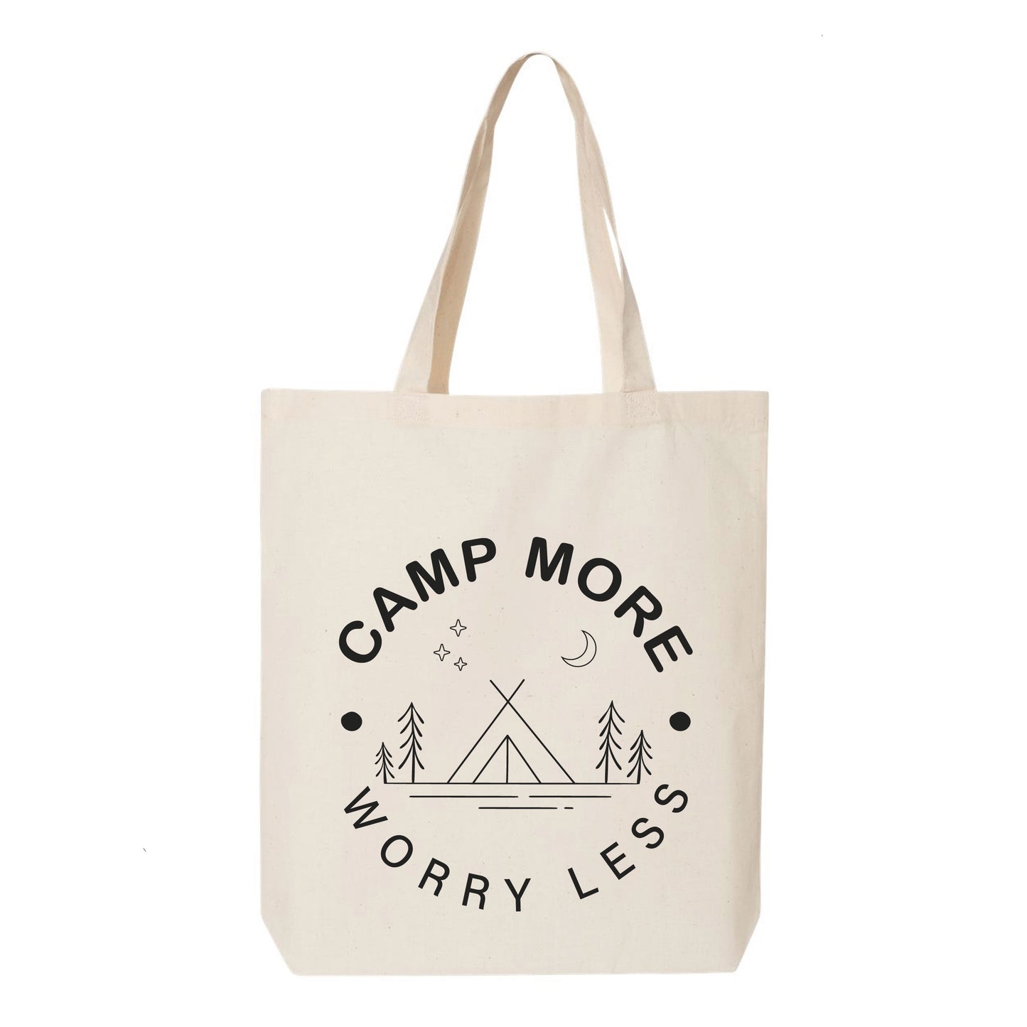 
                  
                    Camp More Worry Less Tote Bag
                  
                