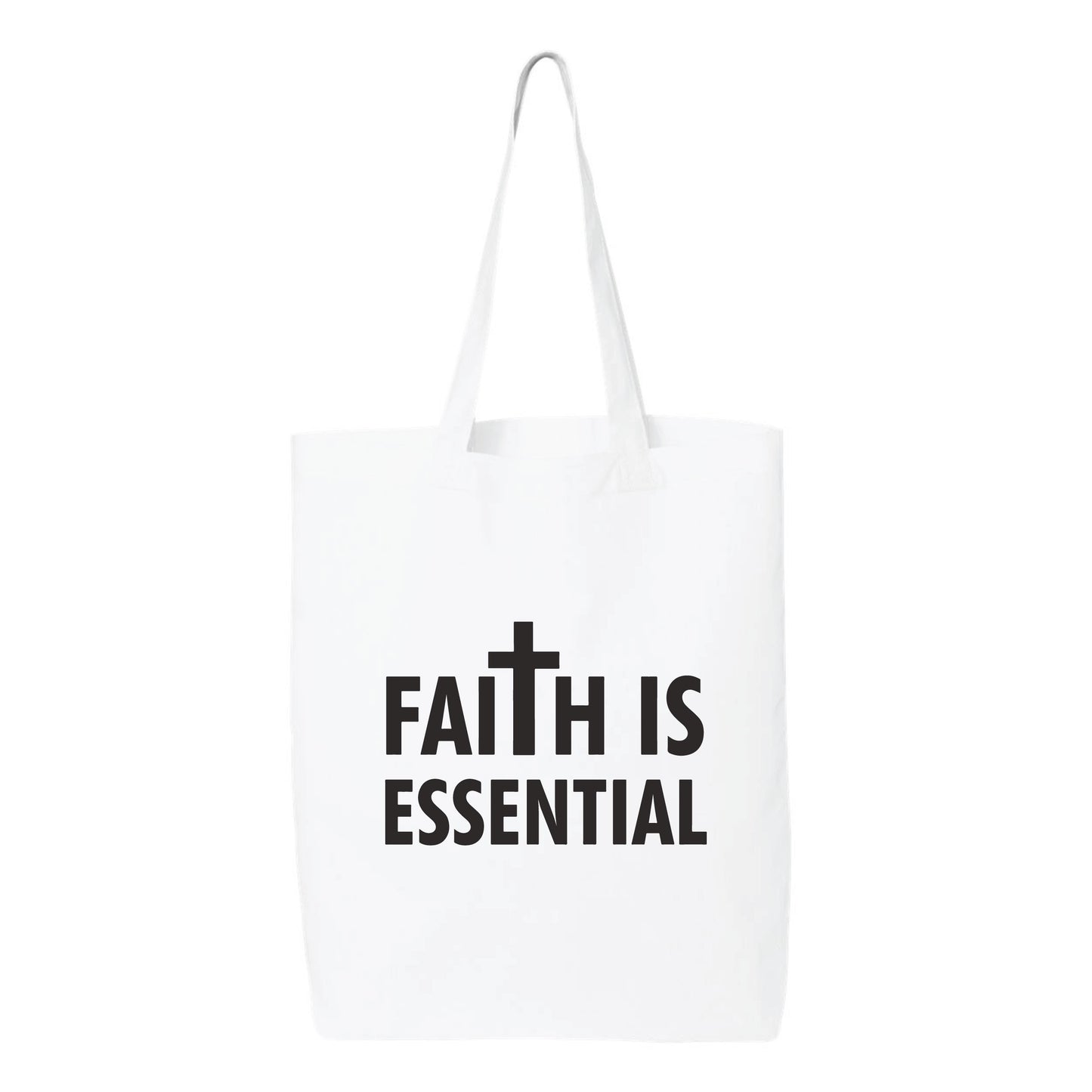 
                  
                    Faith is Essential Tote Bag
                  
                