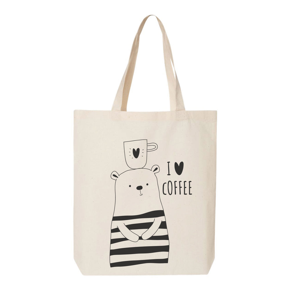 I Love Coffee Tote Bag