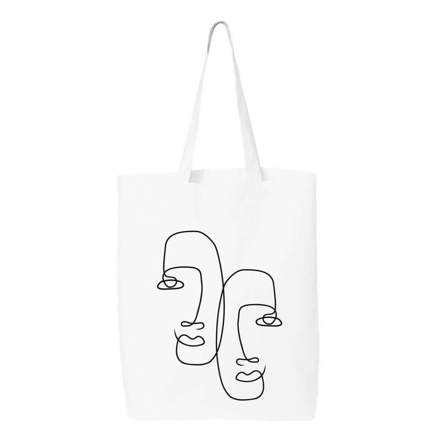 
                  
                    One Line Faces Tote Bag
                  
                