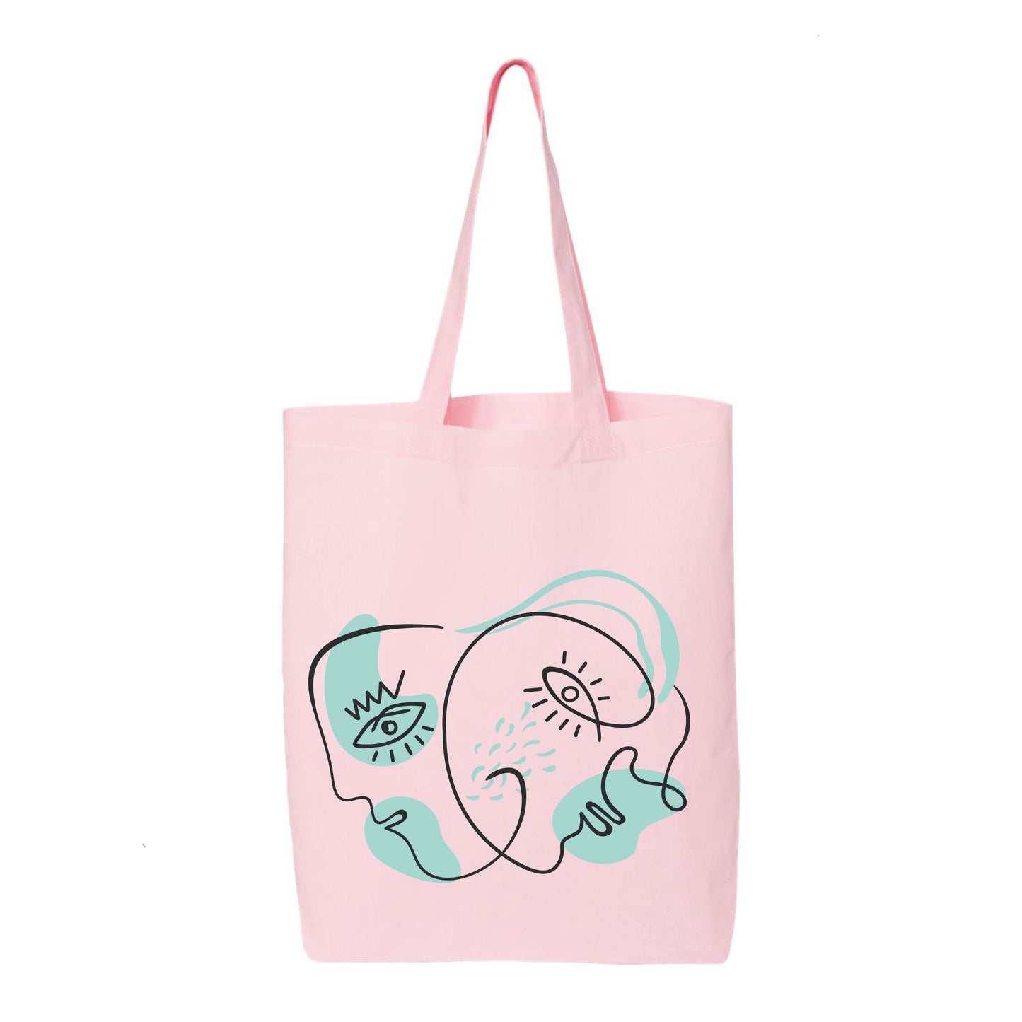
                  
                    One Line Faces Tote Bag
                  
                
