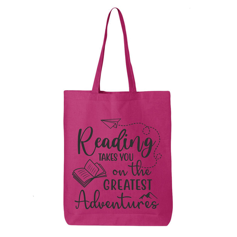 
                  
                    Reading Takes You On The Greatest Adventures Tote Bag
                  
                