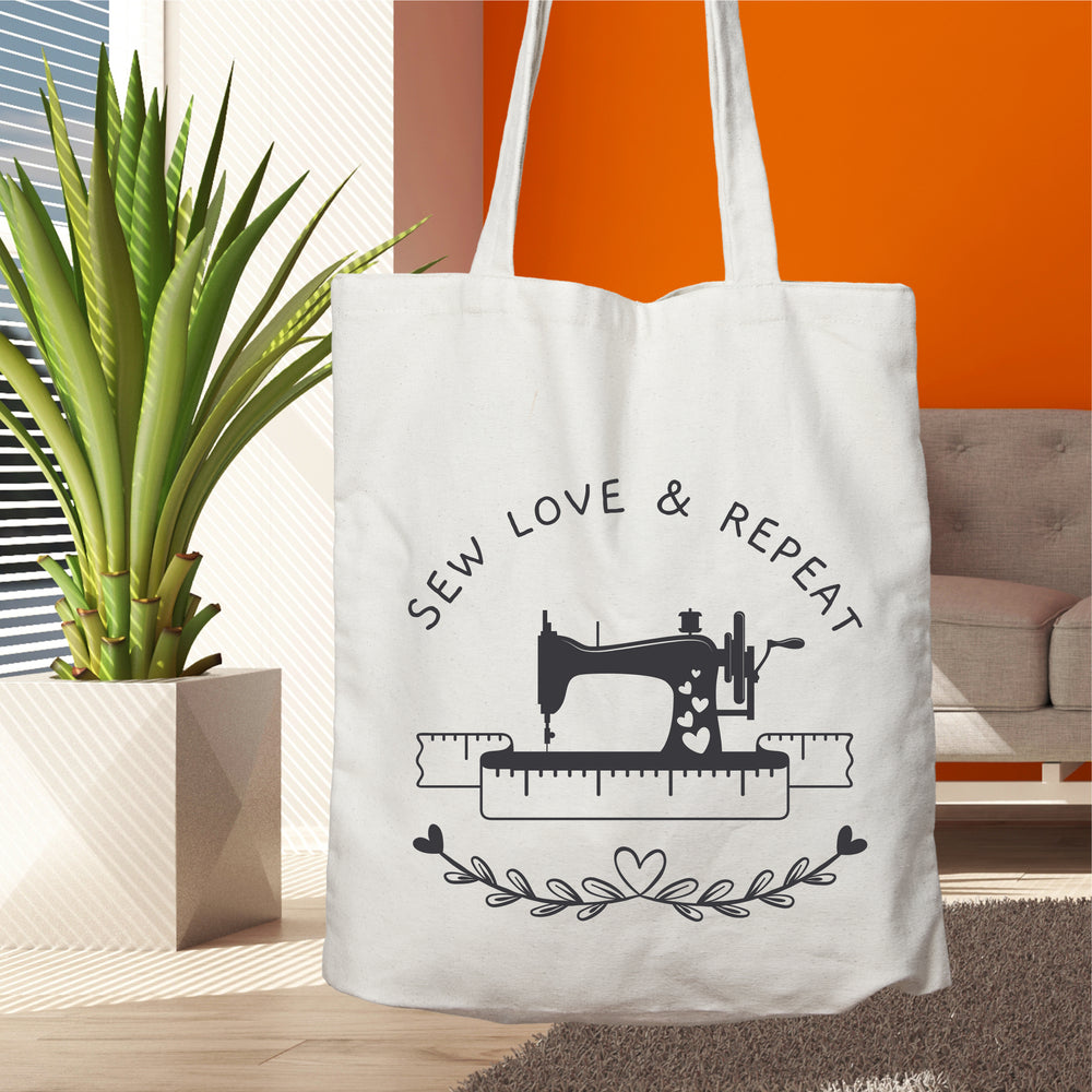 
                  
                    Sew Love & Repeat Tote Bag
                  
                
