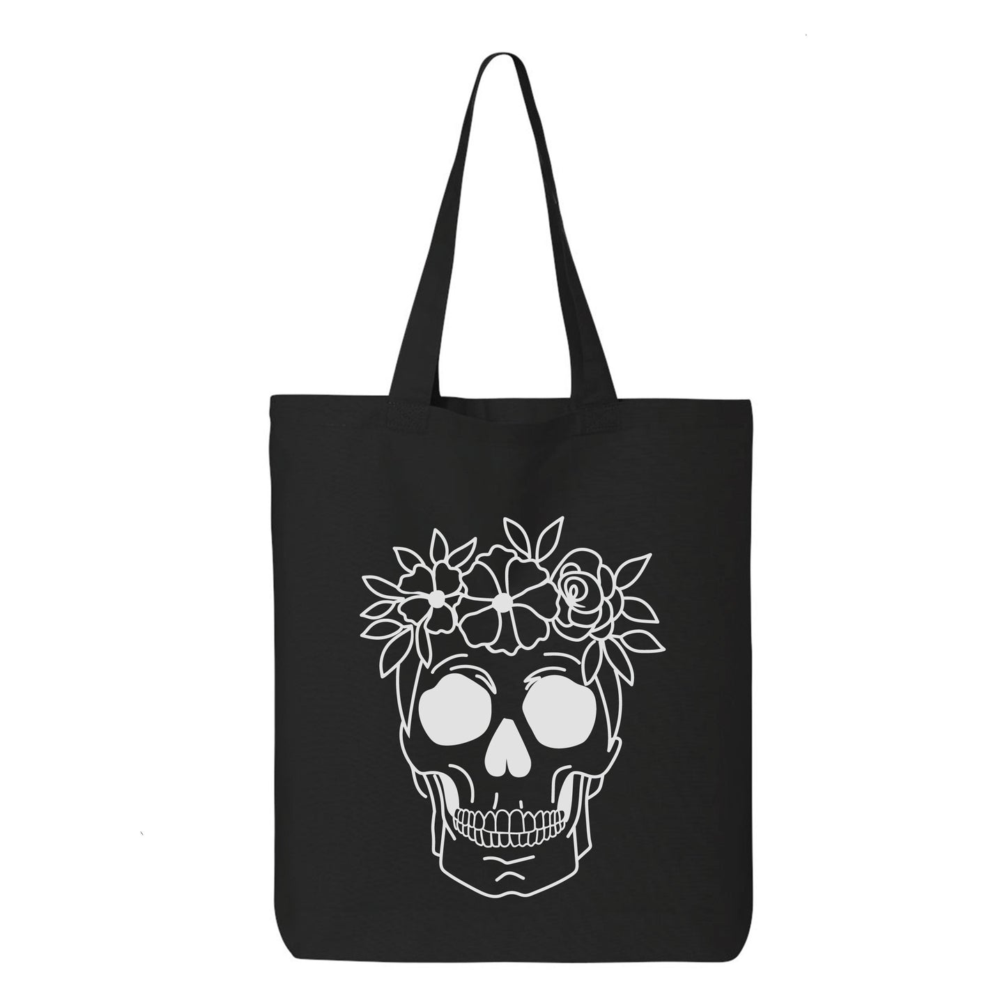 
                  
                    Flower Skull Tote Bag
                  
                