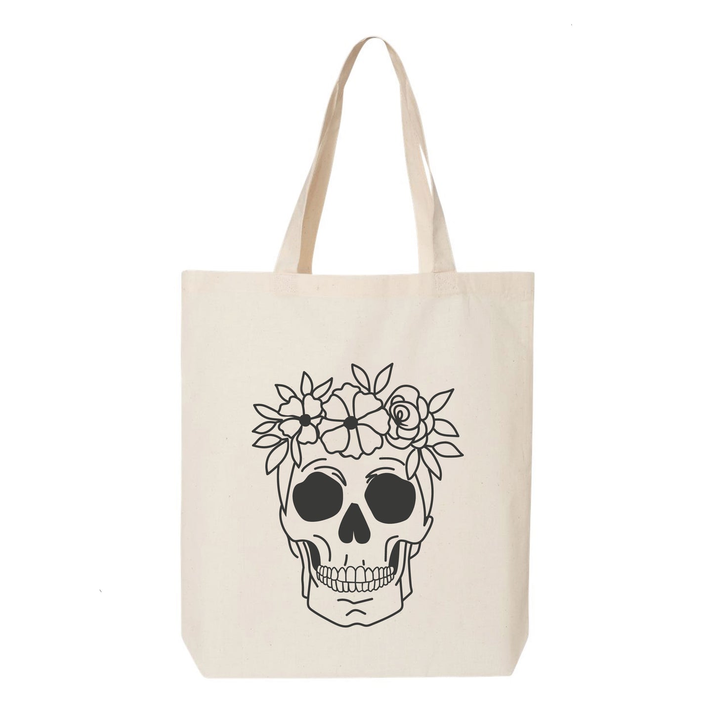 
                  
                    Flower Skull Tote Bag
                  
                