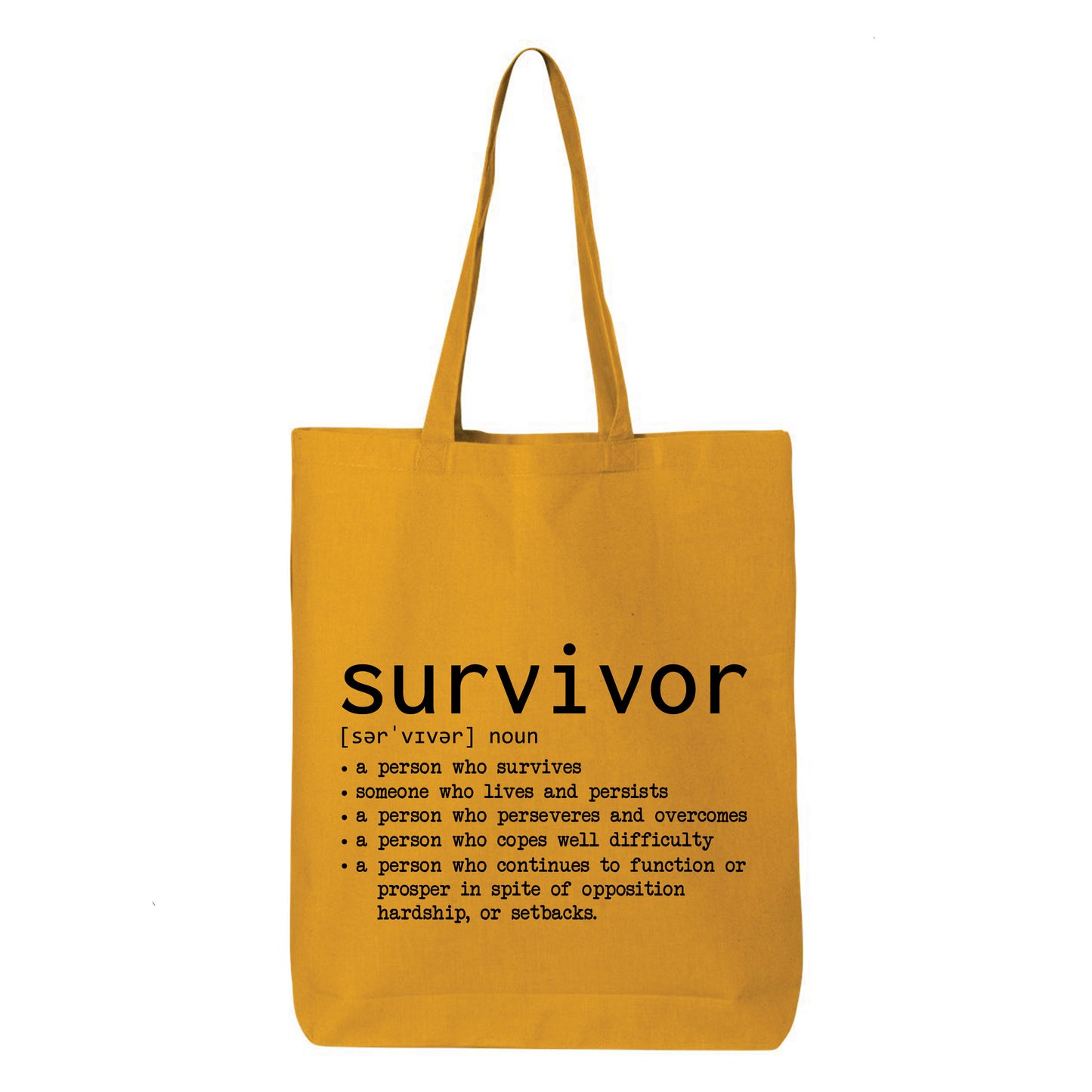 
                  
                    Survivor Noun Tote Bag
                  
                