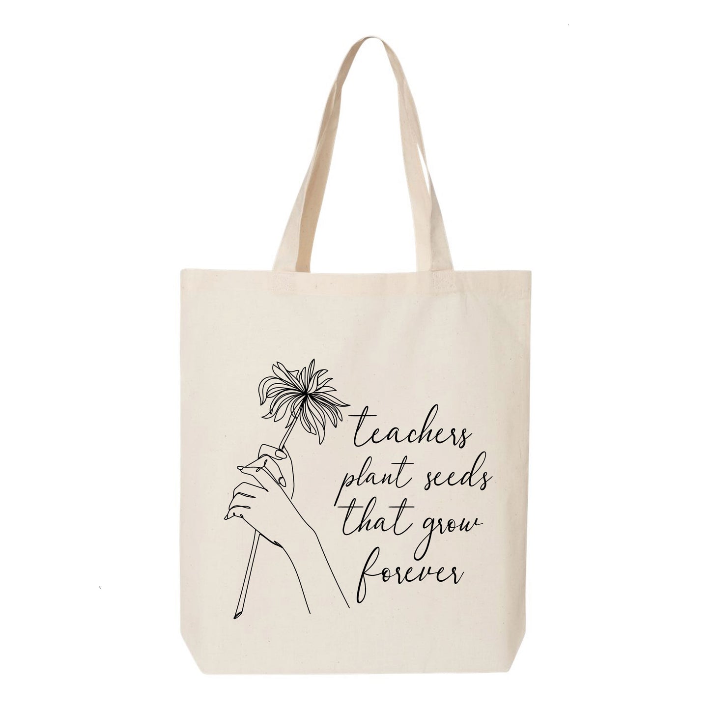 
                  
                    Teacher Plant Seeds That Grow Forever Tote Bag
                  
                