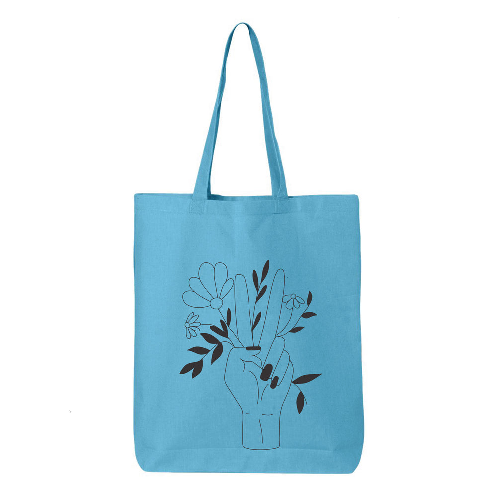 
                  
                    Wildflower Peace Sign Tote Bag
                  
                