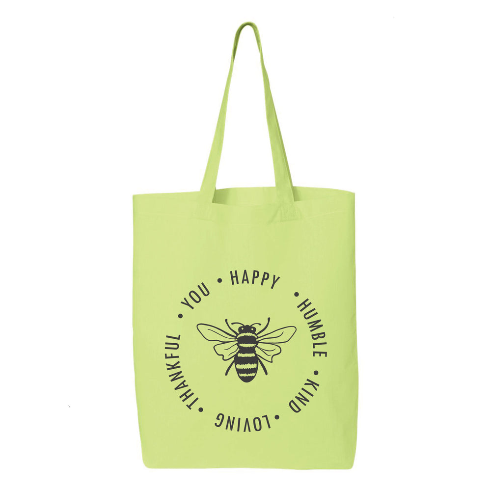 
                  
                    Bee Happy Tote Bag
                  
                