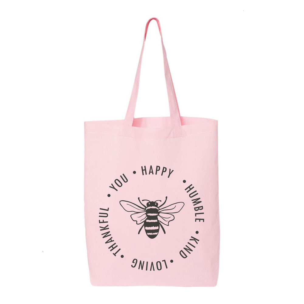 
                  
                    Bee Happy Tote Bag
                  
                